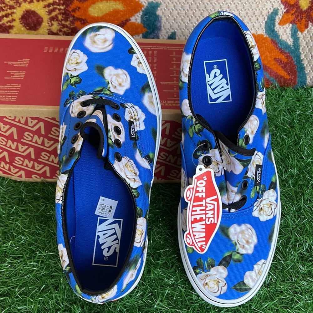 Vans Era Romantic Floral Lapis Blue / True White Men’s sneakers - Picture 13 of 16